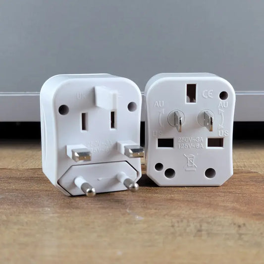 Pre Owned Universal Travel Adapter Set (UK, AU/US, EU Plugs)