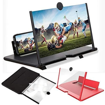 F3 Mobile Screen Magnifier | Enlarged Mobile Screen Amplifier & Eye Protection (Random Color)