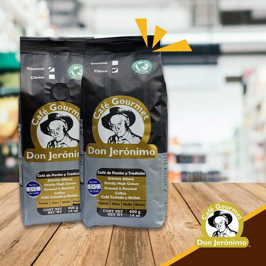 Don Jerónimo Gourmet Roasted Coffee – 100% Arabica (400g)