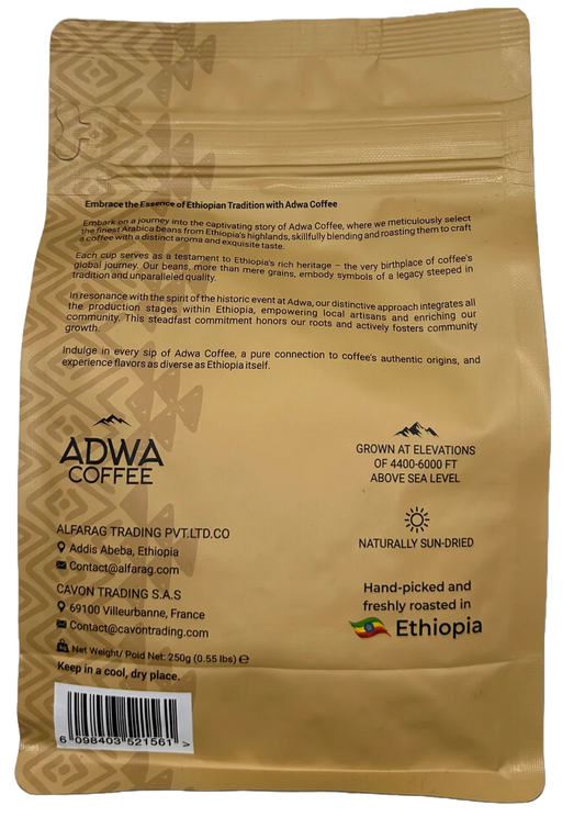 Adwa Premium Ethiopian Coffee (250 Gram)