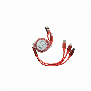 3-in-1 Retractable USB Charging Cable – Multi-Functional &  Portable
