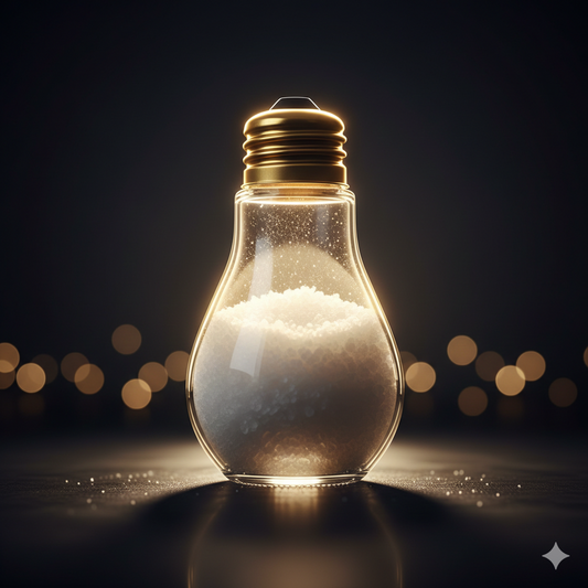 Bulb-Shape Salt Jar