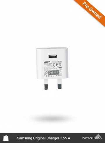 Pre Owned Samsung Original Charger 1.55 A (UK 3-Pin Plug)