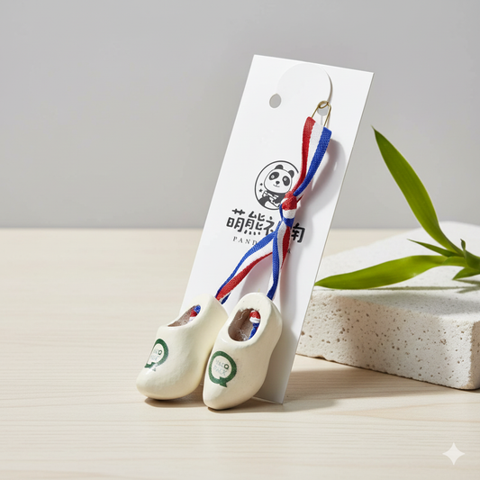 Miniature Dutch Clogs Keychain