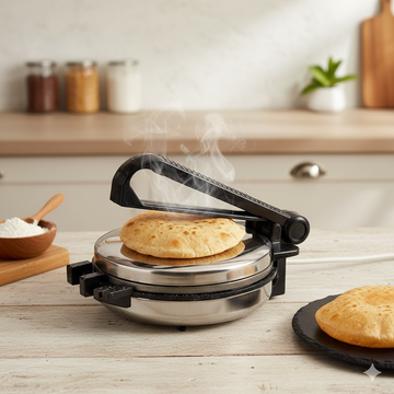 Electric Roti Maker – Stainless Steel Body