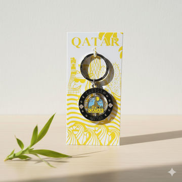 Camello Qatar Metal Souvenir Keychain