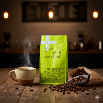 COFFEE TIME ANYTIME – Roasted Coffee Beans (100% Arabica) – (454 Gram)