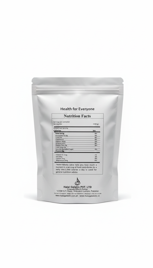 Halal Gelatin Powder – High Bloom Strength (100 G)