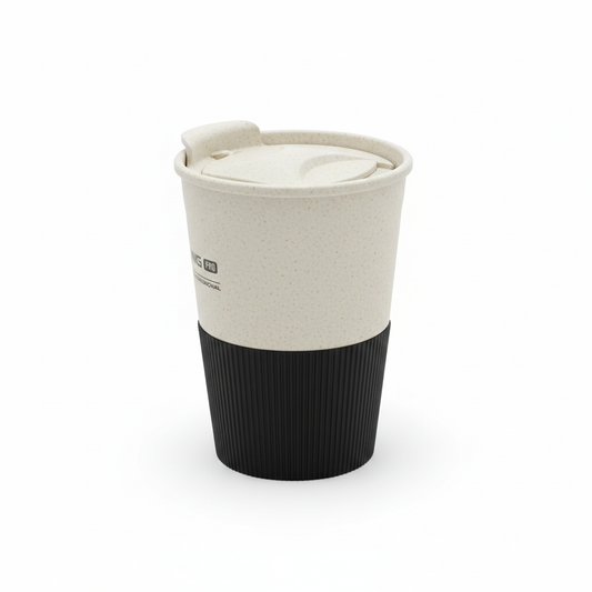 Eco-Friendly Wheat Straw Travel Mug – 350ml Reusable Cup