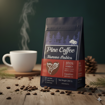 Pine Coffee | Namnao Arabica Coffee Beans (200 Gram)