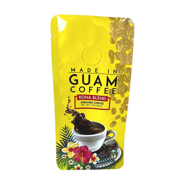 Made in Guam – Premium Kona Blend Ground Coffee