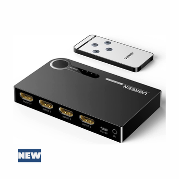 UGREEN 40234 3-In-1-Out 4K Full HD 1080P 3D HDMI Switcher