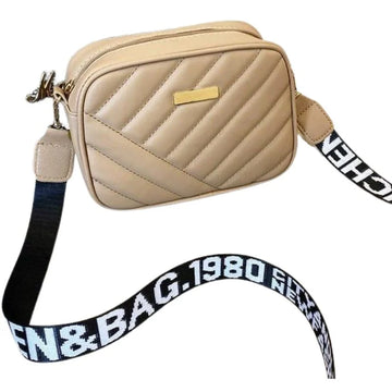 Aura Cream Leather Handbag for Girls & Women | Stylish Shoulder & Crossbody Bag | Daily Use & Gift