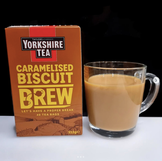 Yorkshire Tea Caramelised Biscuit Brew 40 Tea Bags 112g