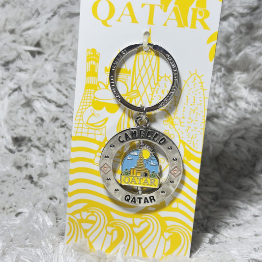 Camello Qatar Metal Souvenir Keychain