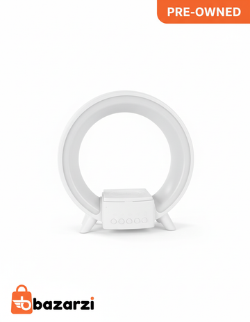 Modern Ring LED Desk Lamp with Wireless Charging Base
