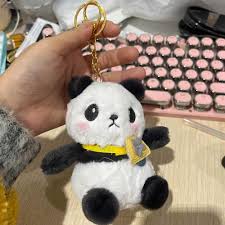 Cute Panda Doll Keychain – Soft Panda Bag Charm & Key Holder